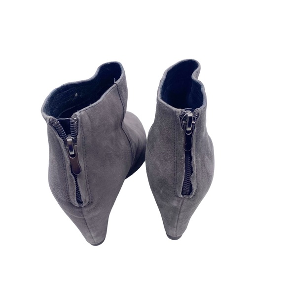 Aldo gray suede wedge booties size 9 - Picture 7 of 10